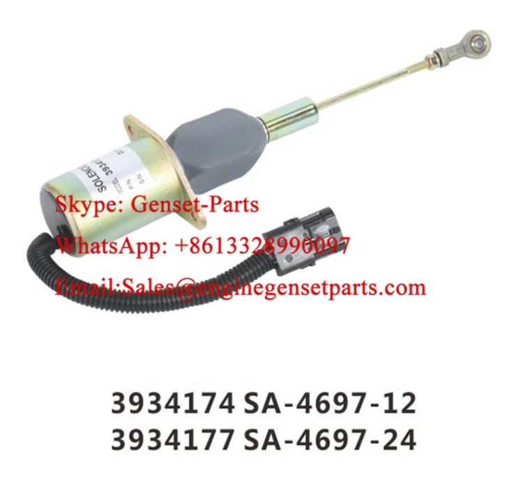 12V 3934174 SA-4697-12 24V 3934177 SA-4697-24 Соленоидный клапан остановки дизельного топлива